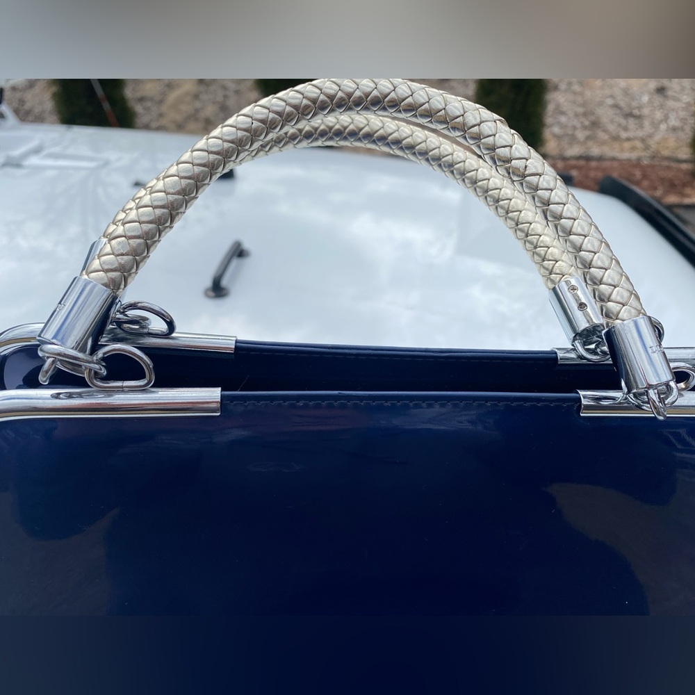 Ladies Ling-Yu Brilliant Blue Shoulder/Carry Purse - Picture 6 of 14